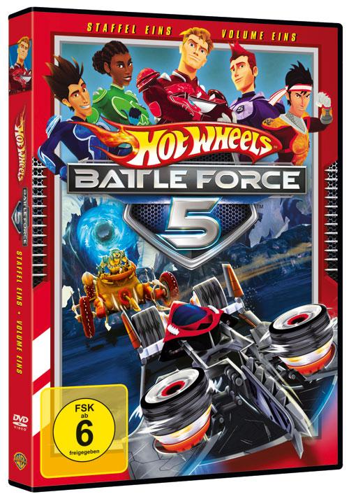 DVD Cover: Hot Wheels Battle Force 5 - Vol 1
