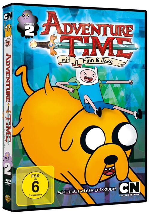 DVD Cover: Adventure Time: Abenteuerzeit mit Finn & Jake - Staffel 1.2