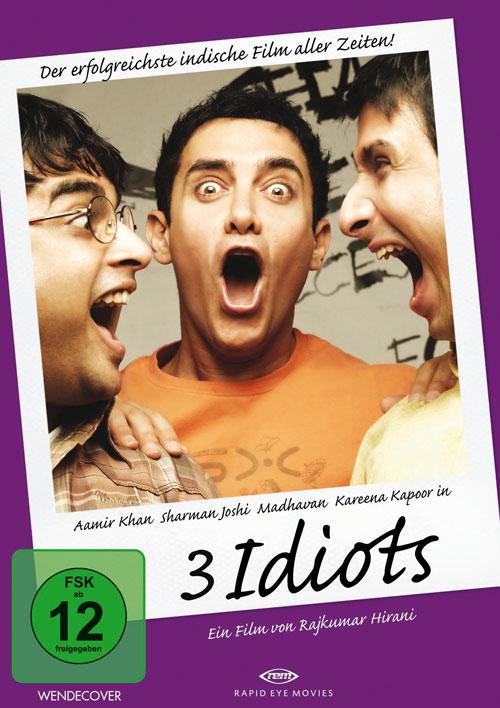 DVD Cover: 3 Idiots