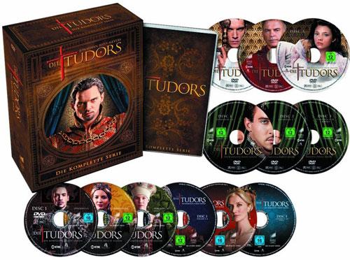 DVD Cover: Die Tudors - Die komplette Serie - Sonderedition