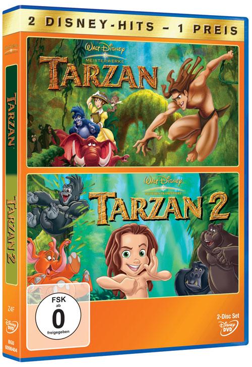 DVD Cover: Tarzan & Tarzan 2