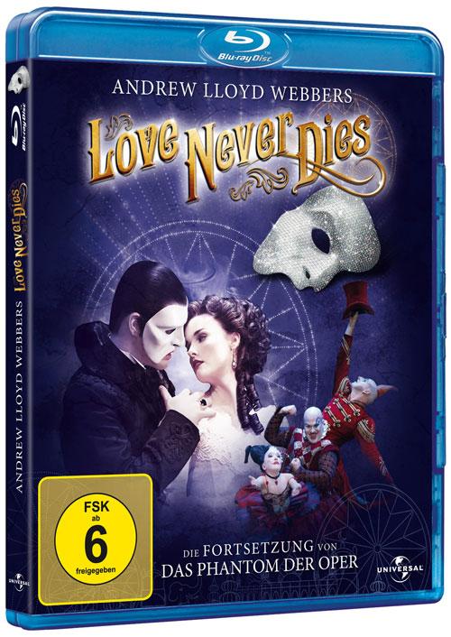 DVD Cover: Andrew Lloyd Webber's Love Never Dies