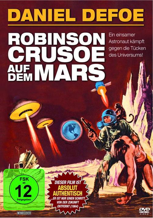 DVD Cover: Daniel Defoe - Robinson Crusoe auf dem Mars