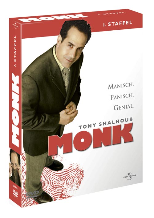 DVD Cover: Monk - 1. Staffel