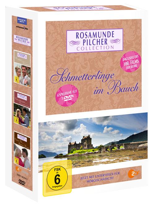 DVD Cover: Rosamunde Pilcher Collection 12 - Schmetterlinge im Bauch