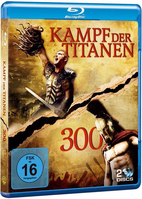 DVD Cover: Kampf der Titanen / 300