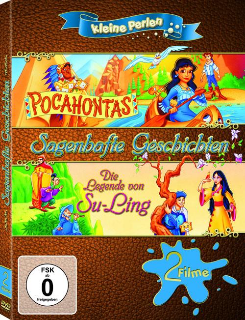 DVD Cover: Kleine Perlen: Sagenhafte Geschichten - Pocahontas/Die Legende von Su-Ling