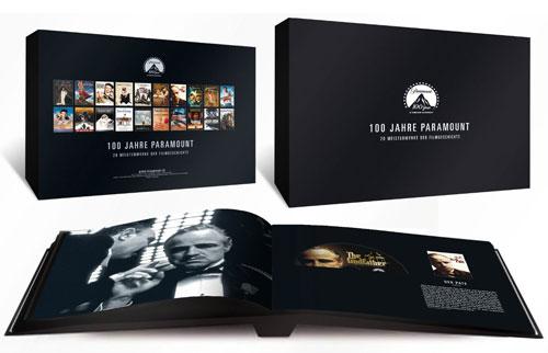 DVD Cover: 100 Jahre Paramount - 20 Meisterwerke der Filmgeschichte