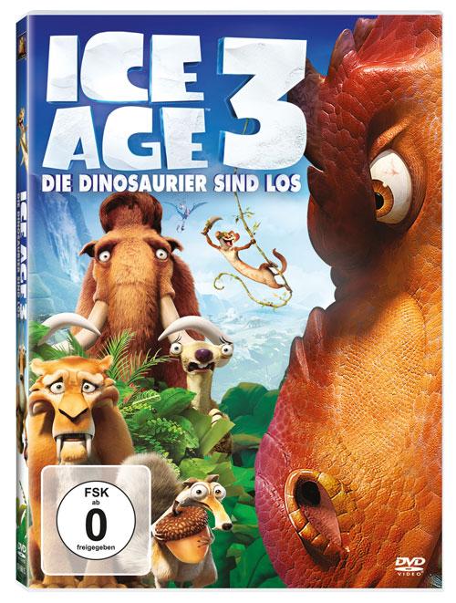 DVD Cover: Ice Age 3 - Die Dinosaurier sind los