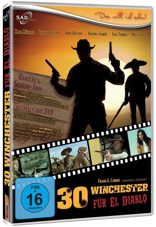 DVD Cover: 30 Winchester für El Diablo