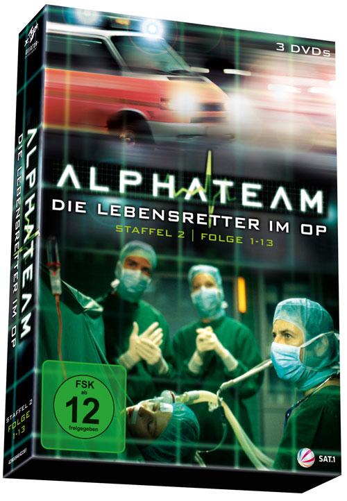 DVD Cover: Alphateam - Die Lebensretter im OP - Staffel 2 Folge 01-13