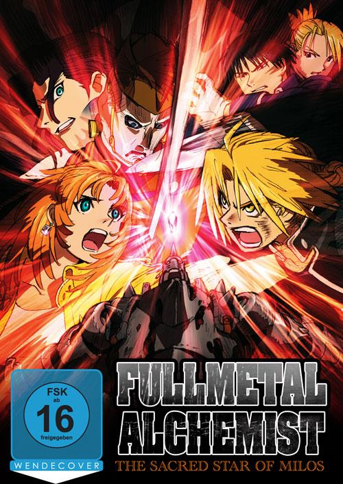DVD Cover: Full Metal Alchemist - The Sacred Star of Milos