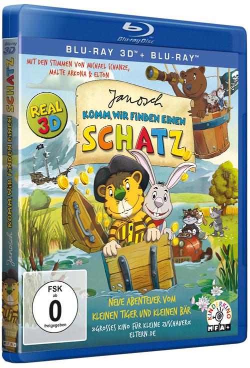 DVD Cover: Janosch: Komm, wir finden einen Schatz - 3D