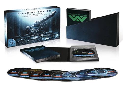 DVD Cover: Prometheus to Alien - The Evolution - Limited Edition