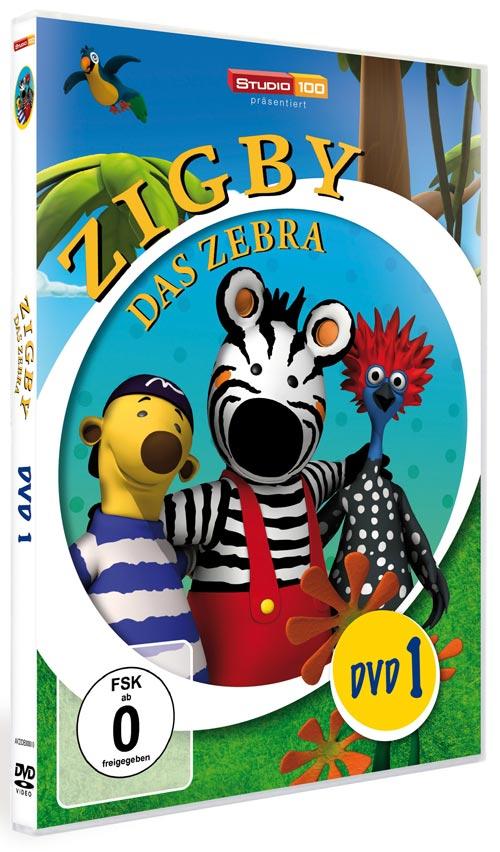 DVD Cover: Zigby - Das Zebra - DVD 1