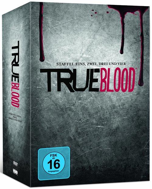 DVD Cover: True Blood - Staffel 1-4