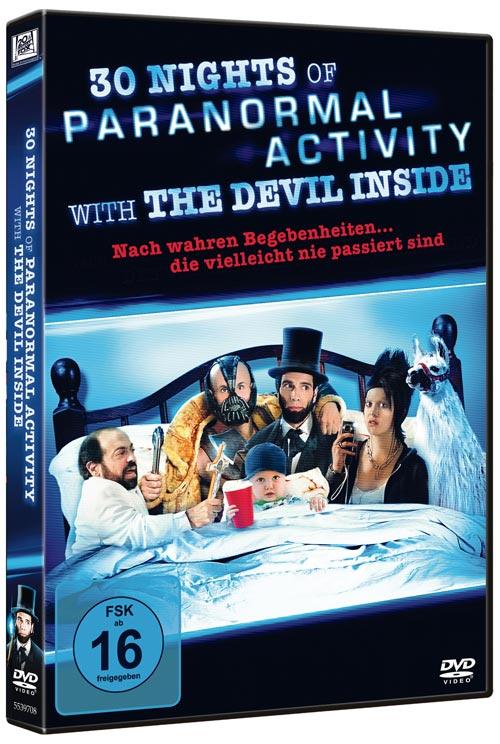 DVD Cover: 30 Nights of Paranormal Activity with the Devil Inside