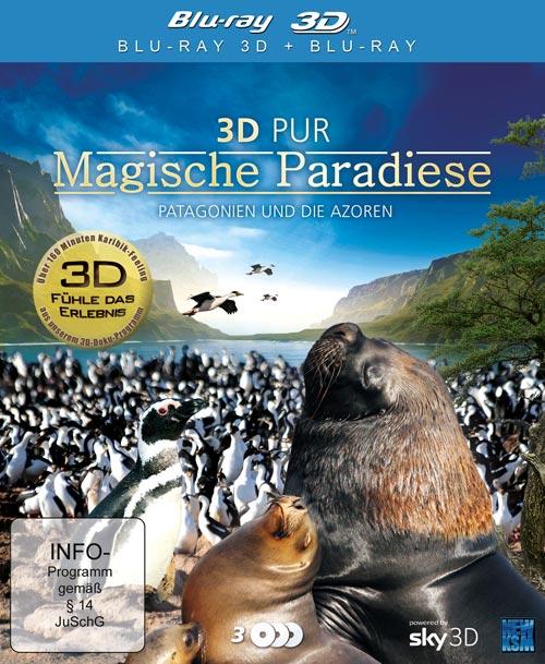 DVD Cover:  3D Pur - Magische Paradiese: Patagonien und die Azoren