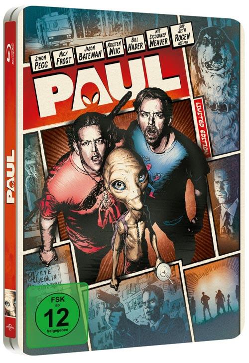 DVD Cover: Paul - Ein Alien auf der Flucht - Reel Heroes Limited Steelbook Edition
