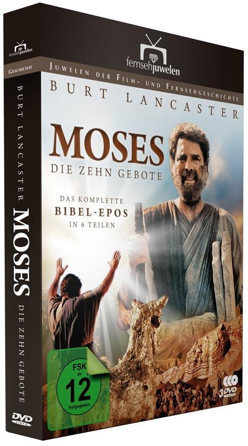 DVD Cover: Moses: Die zehn Gebote - Das komplette Bibel-Epos in 6 Teilen