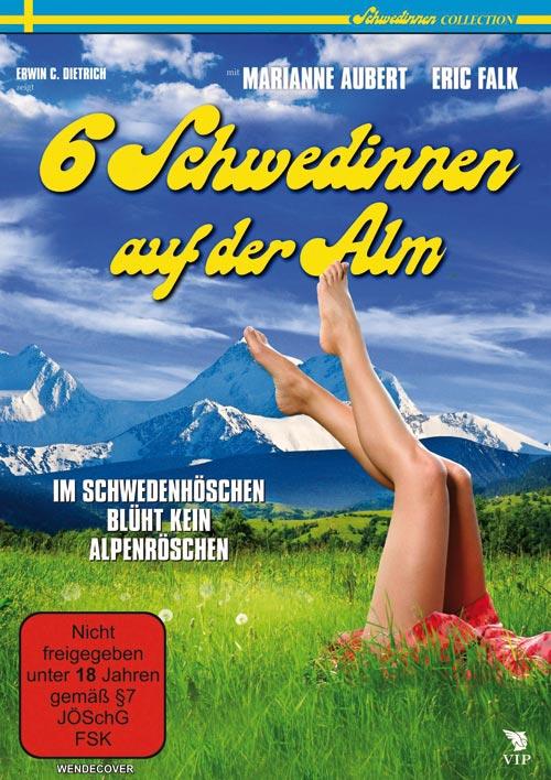 DVD Cover: 6 Schwedinnen auf der Alm