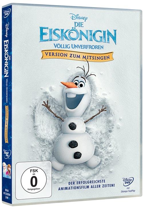 DVD Cover: Die Eiskönigin - Völlig Unverfroren - Sing along