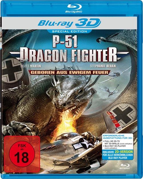 DVD Cover: P-51 - Dragon Fighter - 3D