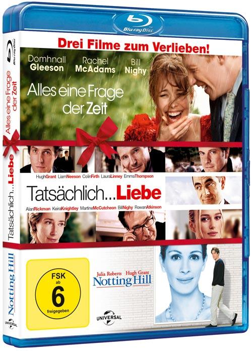 DVD Cover: Alles eine Frage der Zeit / Tatschlich ... Liebe / Notting Hill