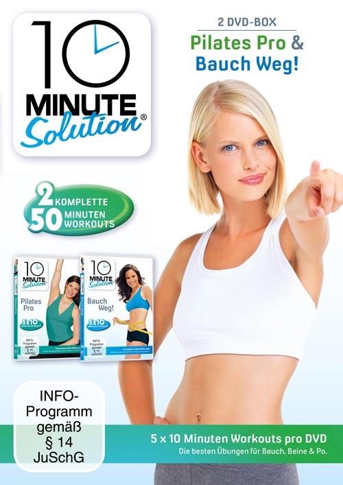 DVD Cover: 10 Minute Solution - Bauch Weg & Pilates Pro