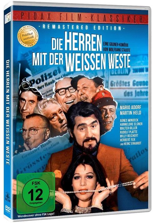 DVD Cover: Pidax Film-Klassiker: Die Herren mit der weissen Weste - Remastered Edition