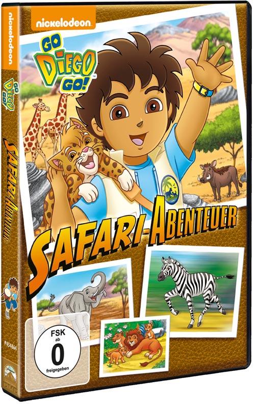 DVD Cover: Go Diego Go! - Safari-Abenteuer