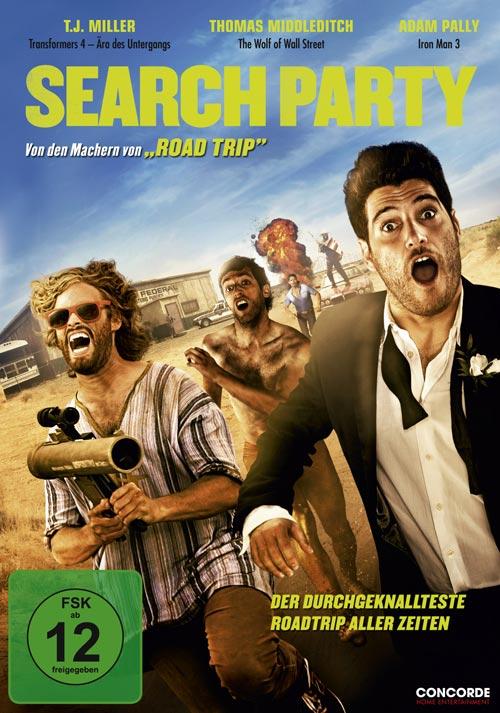 DVD Cover: Search Party - Der durchgeknallteste Roadtrip aller Zeiten
