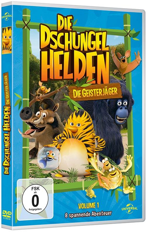 DVD Cover: Die Dschungelhelden - Vol. 1 - Die Geisterjäger