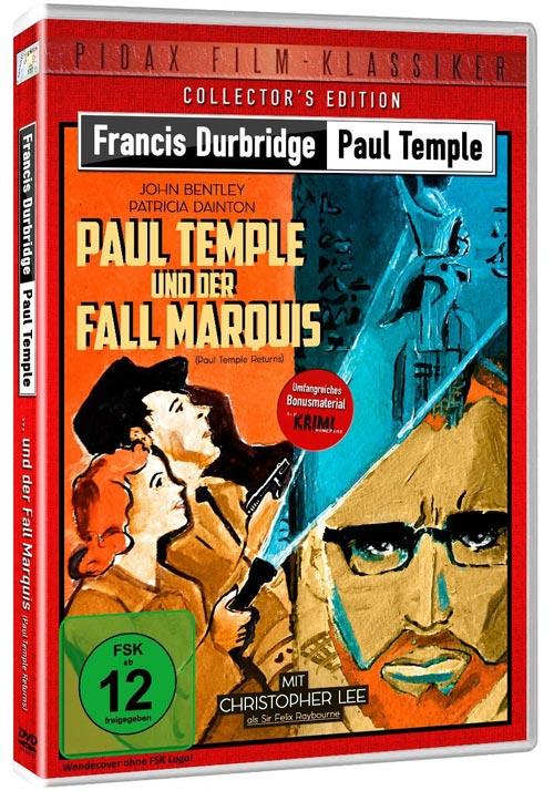DVD Cover: Pidax Film-Klassiker: Francis Durbridge - Paul Temple und der Fall Marquis