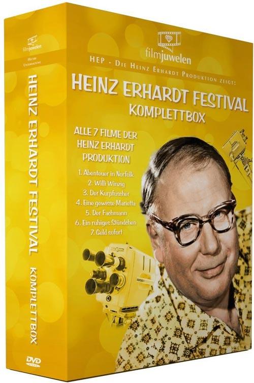 DVD Cover: Fernsehjuwelen: Heinz Erhardt Festival - Komplettbox
