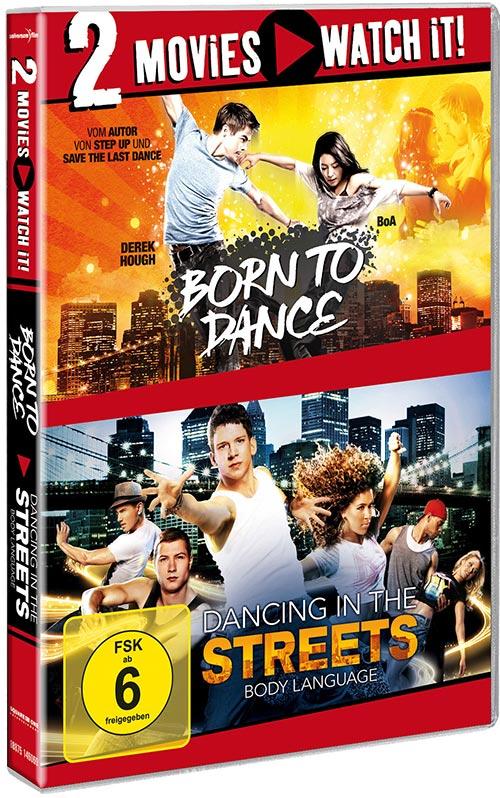 DVD Cover: 2 Movies - watch it: Born to Dance / Dancing in the Streets