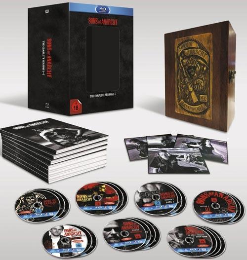 Sons of Anarchy The Complete Seasons 17 Limited Edition Bluray