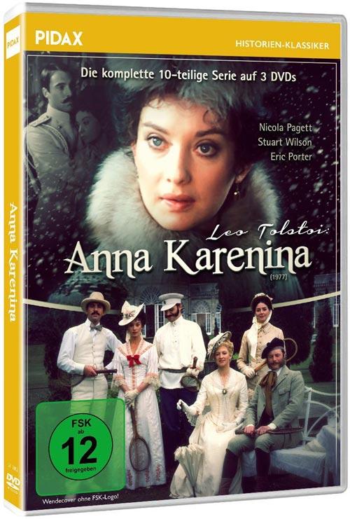DVD Cover: Pidax Historien-Klassiker: Anna Karenina - Die komplette 10-teilige Historienserie