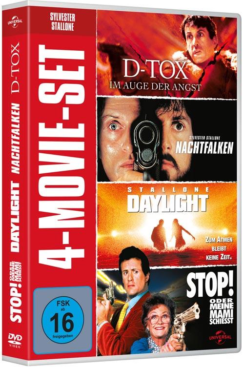 DVD Cover: Sylvester Stallone - 4-Movie-Set
