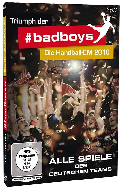 DVD Cover: Triumph der #badboys - Die Handball-EM 2016