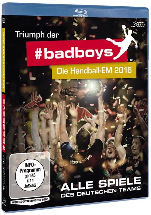 DVD Cover: Triumph der #badboys - Die Handball-EM 2016