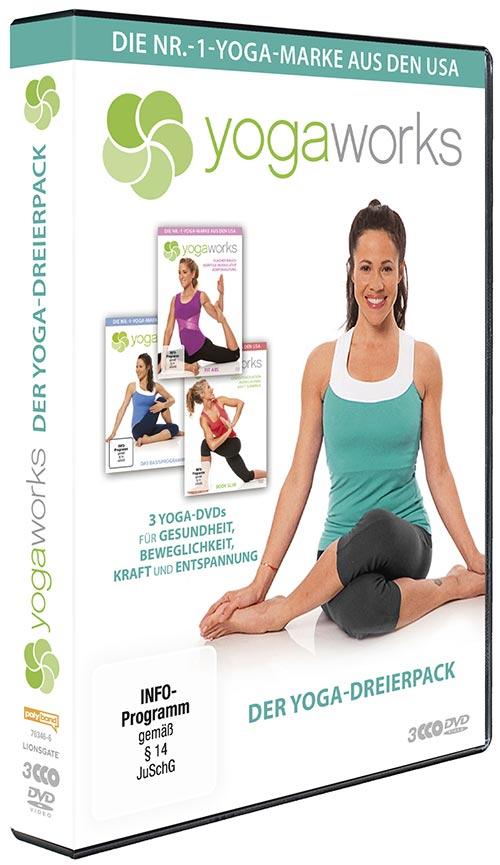 DVD Cover: Yogaworks - Der Yoga-Dreierpack
