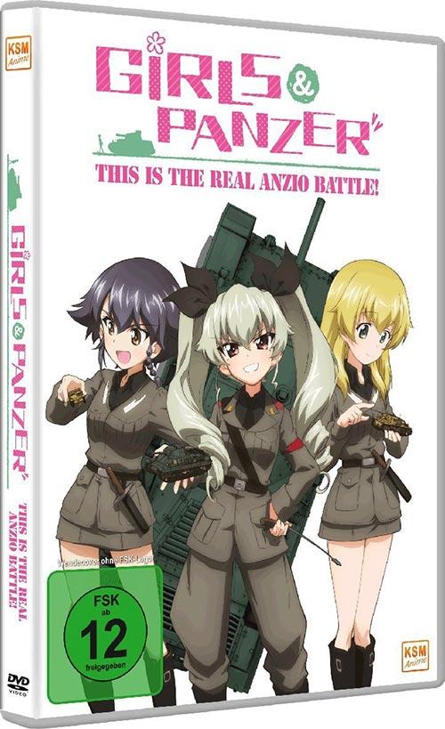 DVD Cover: Girls und Panzer OVA: This is the Real Anzio Battle!