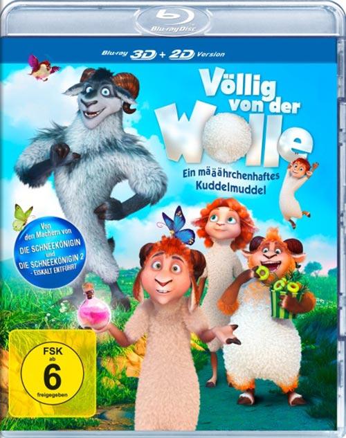DVD Cover: Völlig von der Wolle - Ein määährchenhaftes Kuddelmuddel - 3D