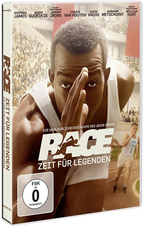 DVD Cover: Race - Zeit für Legenden
