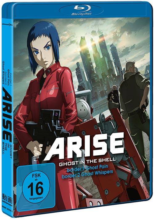 DVD Cover: Ghost in the Shell - ARISE: Border 1 "Ghost Pain" / Border 2 "Ghost Whispers"