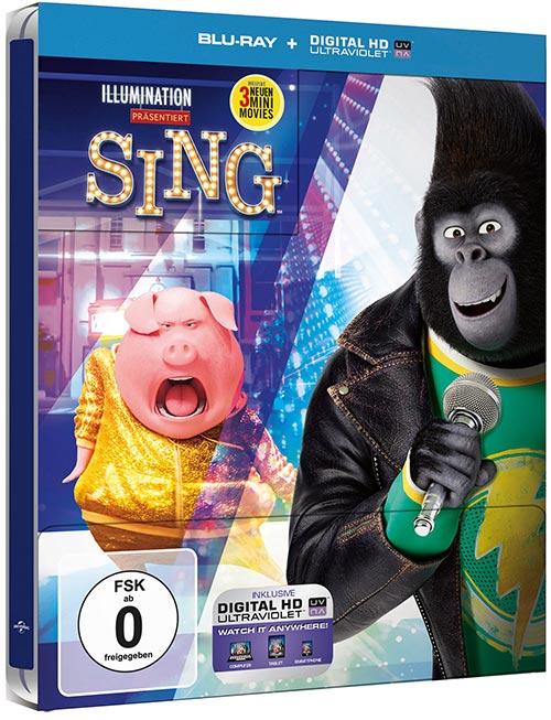 DVD Cover: Sing - Steelbook