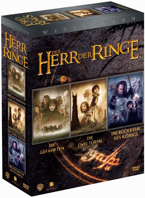 DVD Cover: Der Herr der Ringe: Die Spielfilm Trilogie