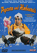 Popcorn und Himbeereis