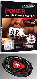 Poker. Von Haien und Fischen - Limited Edition mit original PokerStars Dealer Button